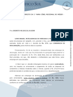 Exmo. Juízo de Direito Da 1° Vara Cível Regional Do Méier - RJ