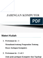 Jaringan Komputer 1 - Pertemuan 1