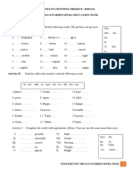 Afixes and Word Forms-New