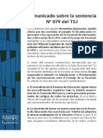 Humanitas Egresados Ante Decisión de La Sala Electoral Del TSJ