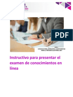 Instructivo de Examen Virtual Final