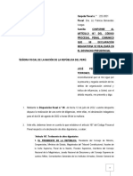 Documento de Declaración Indagatoria - Pedro Castillo