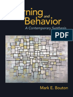 Mark E. Bouton - Learning and Behavior - A Contemporary Synthesis-Sinauer Associates Is An Imprint of Oxford University Press (2016)