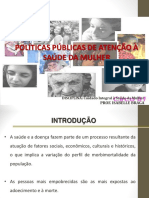 Políticas Públicas de Saúde da Mulher