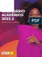 Calendário Acadêmico 2022.2: Graduação A Distância