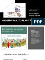 Membrana Plasmática - Biociencias - 2021-3