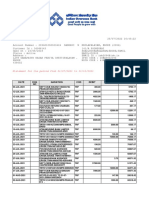 Statement For The Period From 01/07/2021 To 31/12/2021: Date CHQ NO Naration COD Debit Credit Balance