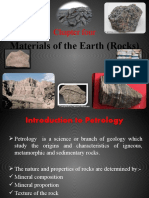Chapter Four: Materials of The Earth (Rocks)