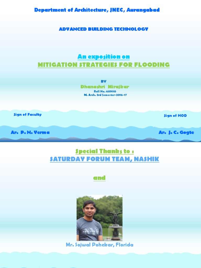 Flood Mitigation Strategies in Architecture | PDF | Flood | Foundation ...