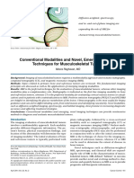 Conventional Modalities and Novel, Emerging Imaging Techniques For Musculoskeletal Tumors