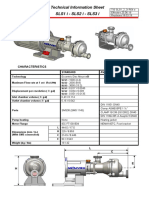 Technical Information Sheet SLS1 I - SLS2 I - SLS3 I: Characteristics