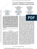 Economic Analysis and Comparison of Stand Alone and Grid Connected Roof Top Photovoltaic Systems