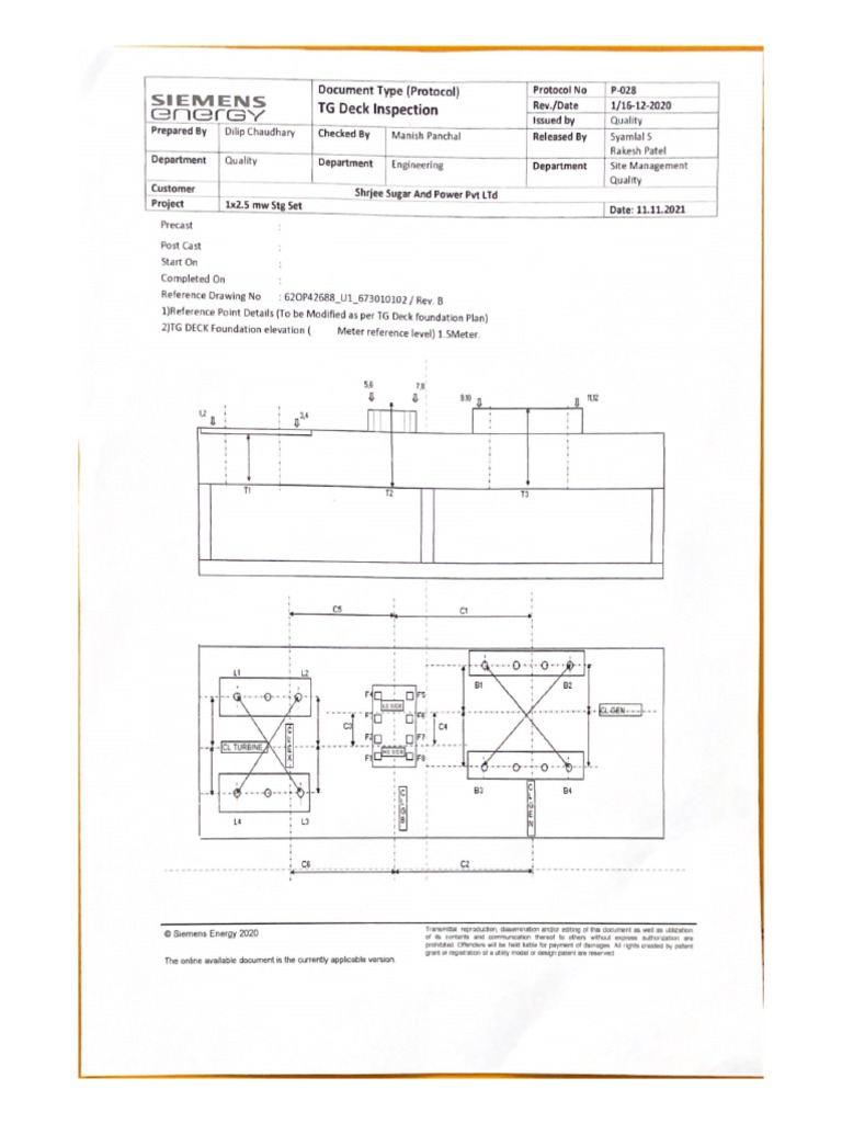 TG Deck Inspection Protocol | PDF