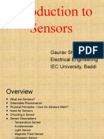 Introduction To Sensors: Gaurav Sharma Electrical Engineering IEC University, Baddi
