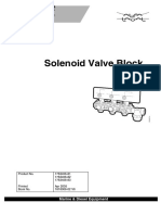 Solenoid Valve Block, Water: Component Description