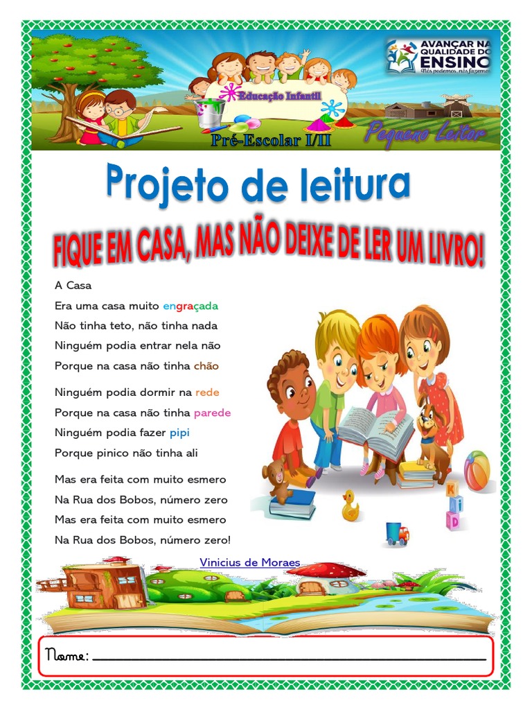 Projeto 2 Pequeno Leitor Três Porquinhos Pdf