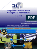 Integrated Systems Health Management Architecture: 10 April 12