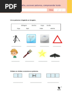 Consolidação - Dígrafos, Escrever Palavras, Compreender Texto