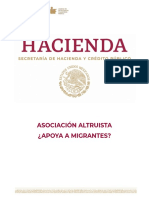 Asociación apoya migrantes