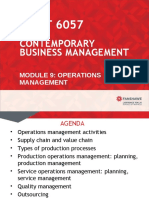 Module 9 - Operations Management