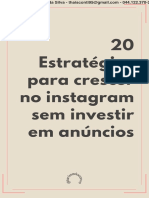 Bônus 20 Estratégias para Crescer No Instagram Sem Investir em Anúncios
