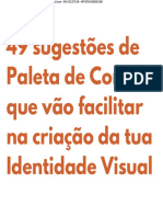 Bônus 49 Sugestões Paleta de Cores