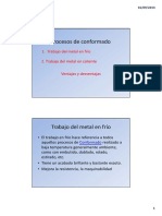 Procesos de Conformado - Endurecimiento