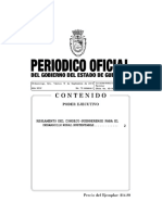 Reglamento Del Consejo Guerrerense para El Desarrollo Rural Sustentable