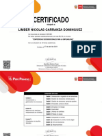 Certificado de Competencias Socioemocionales Mtpe