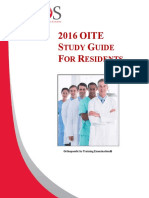 2016 OITE Study Guide For Residents