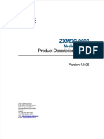 sjzl20084045 ZXMSG 9000 v1005 Media Gateway Product Description Manual