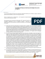 Textos Que Deben Contener Las Pólizas de Fianza en Términos de La Regla 2.12.6., de La Resolución Miscelánea Fiscal Vigente