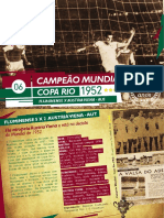Fluminense Campeão Mundial - Copa Rio 1952 - Postal - 01 - Resumo, PDF, Clubes esportivos