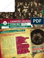 Fluminense Campeão Mundial - Copa Rio 1952 - Postal - 01 - Resumo, PDF, Clubes esportivos