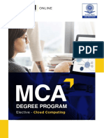 Cloud Computing MCA Program from Top Ranked University
