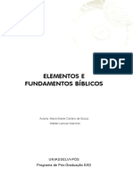Elementos e Fundamentos Bíblicos