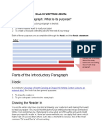 Week 3 Introductory Paragrapht