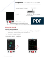 H-046-008361-00 BeneVision TM80 Telemetry Monitor Quick Reference Guide (Spanish)