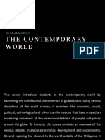 The Contemporary World: Globalization