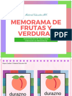 Memorama de Frutas y Verduras Min
