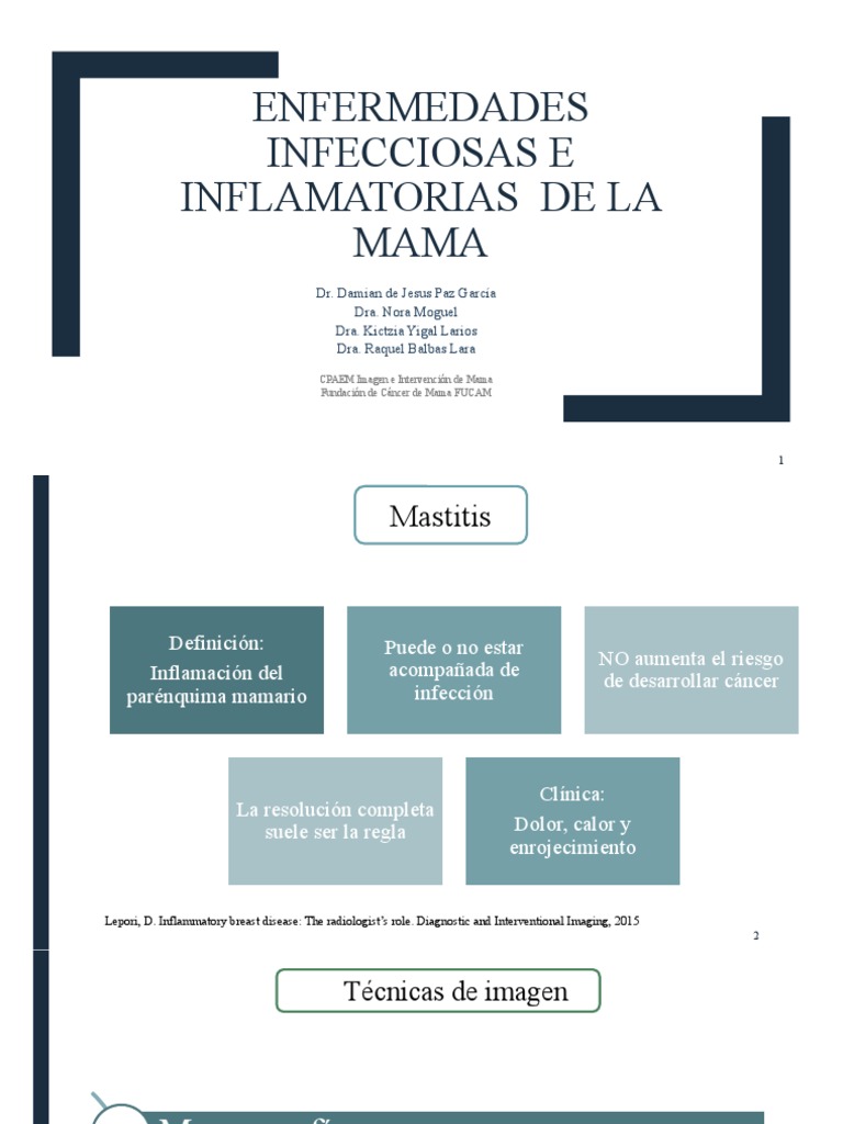 Clasificación de Mastitis Mamaria | PDF | Cáncer | Inmunología