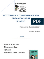 Sesión 5 Motivación y Comportamiento Organizacional