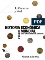 Cameron & Neal. - Historia Económica Mundial. Del Paleolítico Hasta El Presente [2014]