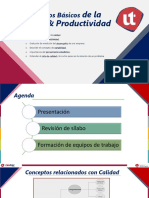 Conceptos Clave de Calidad y Productividad