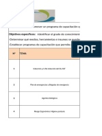 Capacitación empleados SST