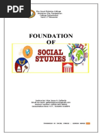 Foundation of Social Studies Midterm updated