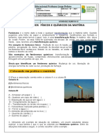 Fenômenos físicos e químicos da matéria