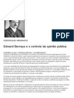 Edward Bernays e o controle da opinião pública _ Cristian Derosa