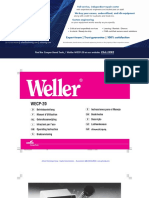 Weller WECP-20 Datasheet