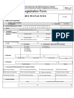 TESDA Registration Form